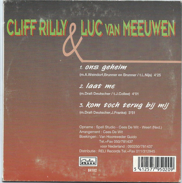 ladda ner album Download Cliff Rilly & Luc Van Meeuwen - Ons Geheim album