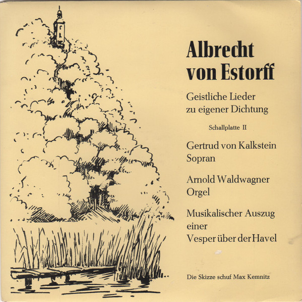 last ned album Albrecht Von Estorff - Geistliche Lieder Zu Eigener Dichtung Schallplatte II