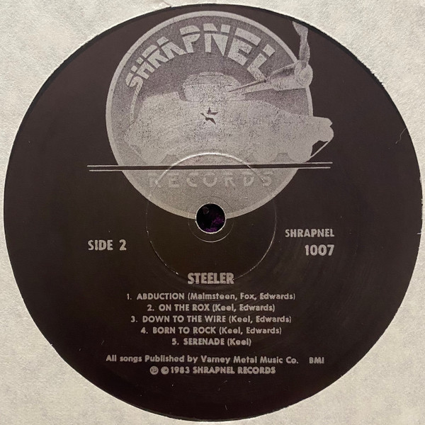 Steeler - Steeler | Shrapnel Records (SHRAPNEL 1007) - 4