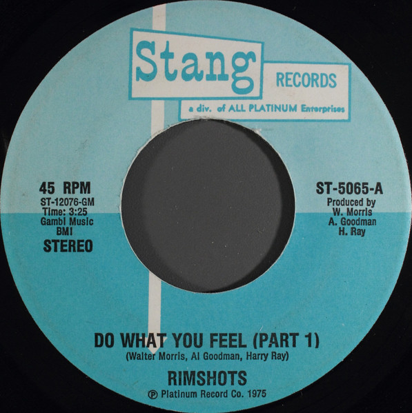 Rimshots – Do What You Feel (1975, Vinyl) - Discogs