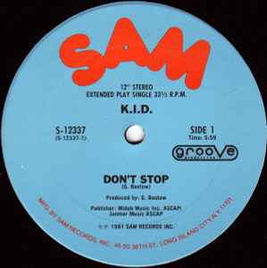 K.I.D. - Don't Stop album cover