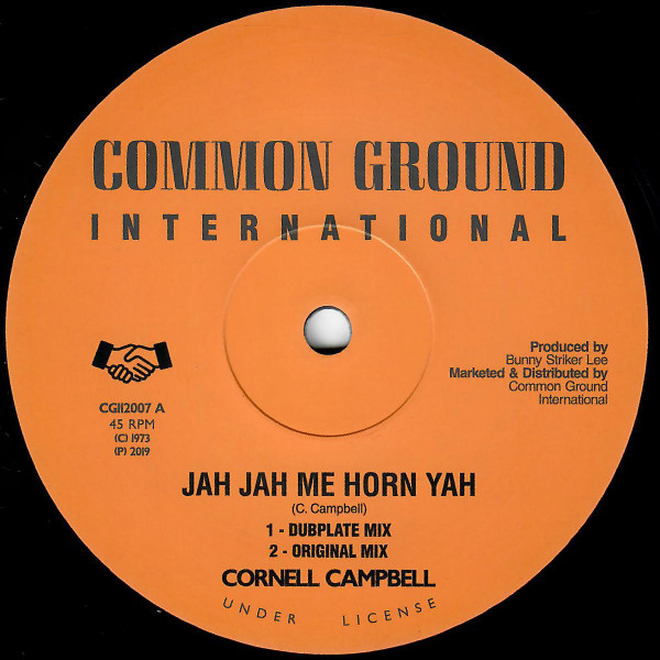 Cornell Campbell – Jah Jah Me Horn Yah (2019, Vinyl) - Discogs