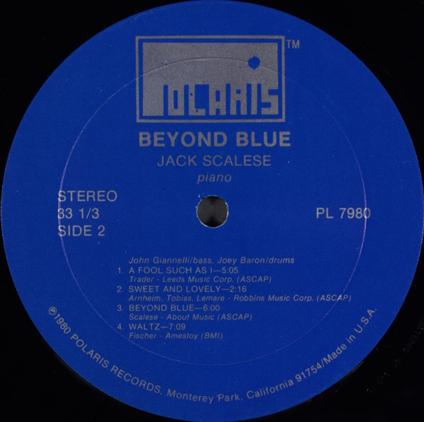 lataa albumi Jack Scalese - Beyond Blue