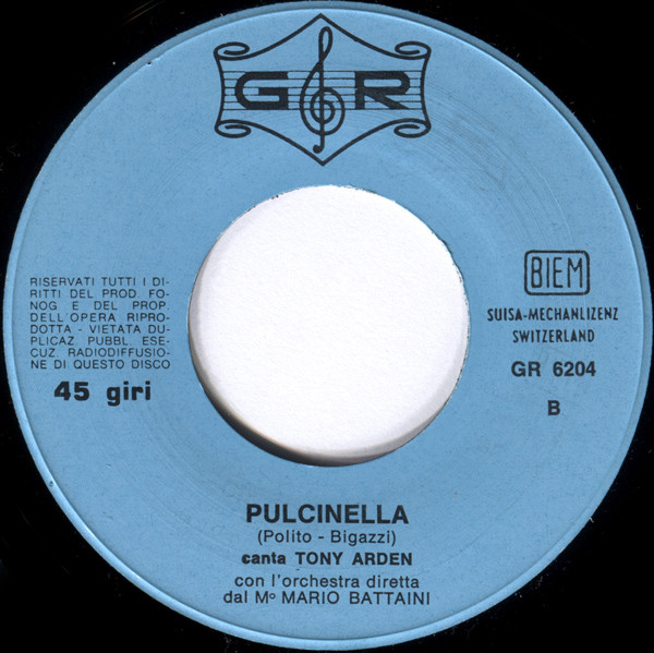 télécharger l'album Tony Arden - Belinda Pulcinella