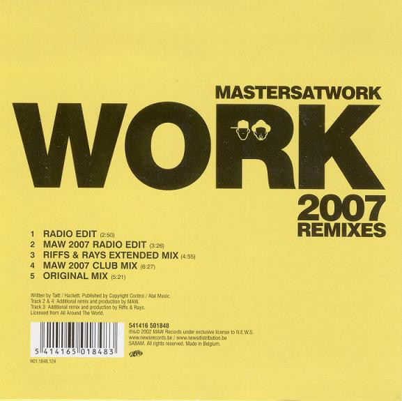 baixar álbum Masters At Work - Work 2007 Remixes