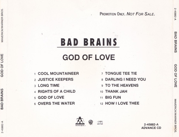 Bad Brains - God Of Love, Releases