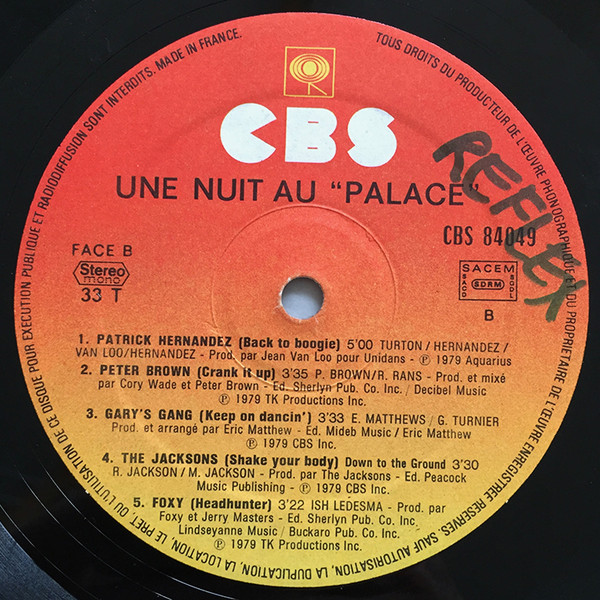 lataa albumi Various - Une Nuit Au Palace