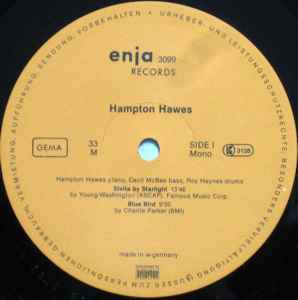 Hampton Hawes - Live At The Jazz Showcase In Chicago Volume One