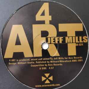 Jeff Mills - 4 Art / UFO album cover
