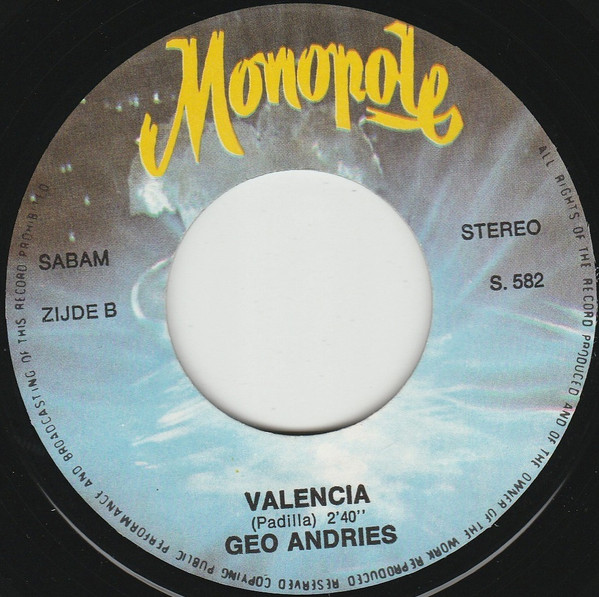 baixar álbum Geo Andries - Funiculi Funicula Valencia