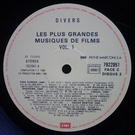 télécharger l'album Various - Les Plus Grandes Musiques De Films Versions Originales