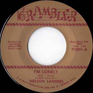 Nelson Sanders - I'm Lonely album cover