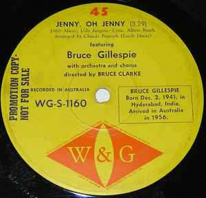 Bruce Gillespie - Jenny, Oh Jenny album cover