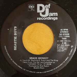 Beastie Boys - Brass Monkey / Posse In Effect album cover