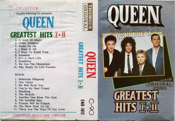 Queen Greatest Hits Cassette Tape 2021 — Assai Records