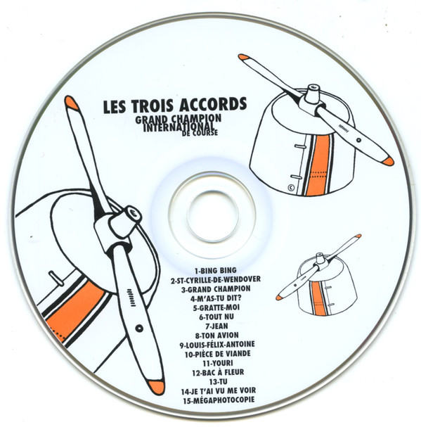 Les Trois Accords - Grand Champion International De Course | Indica Records (INDCD071) - 3