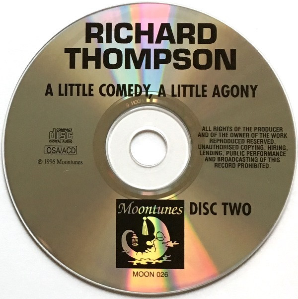 ladda ner album Richard Thompson - A little comedy A little Agony