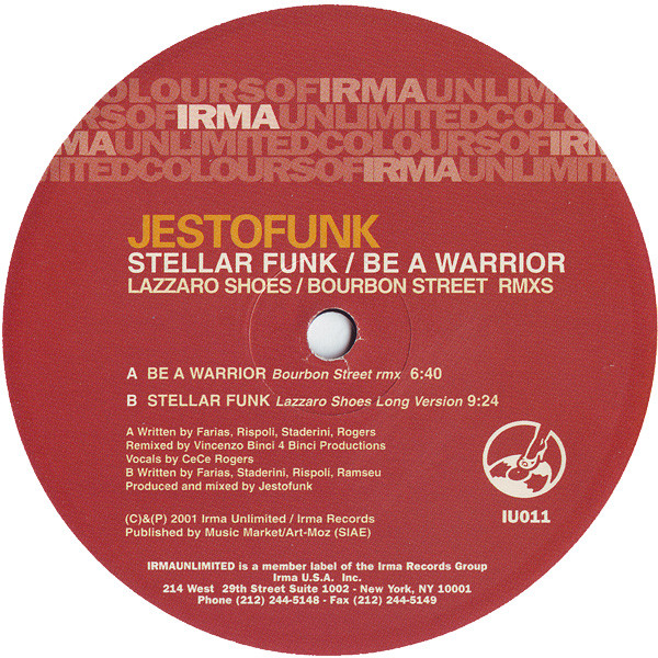 Jestofunk – Stellar Funk / Be A Warrior (Lazarro Shoes / Bourbon 