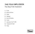 Cover of The New Folk Implosion, 2003, CDr