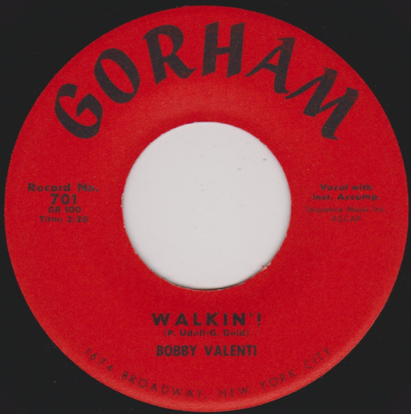 télécharger l'album Bobby Valenti - Walkin Shes My All American Girl
