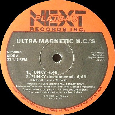 Ultra Magnetic M.C.'s – Funky / Mentally Mad (1997, Vinyl) - Discogs