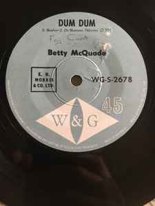 Betty McQuade - Dum Dum album cover