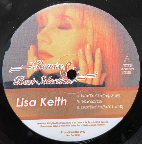 Lisa Keith – Remix & Best Selection (Vinyl) - Discogs