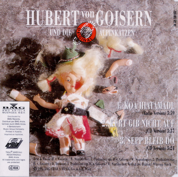 lataa albumi Hubert von Goisern und Die Original Alpinkatzen - Koa Hiatamadl