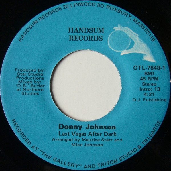 last ned album Donny Johnson - Last Vegas After Dark Burning Fire