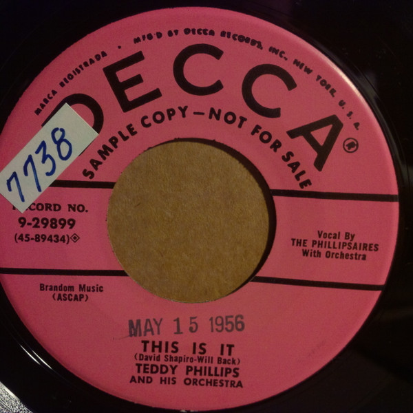 descargar álbum Teddy Phillips And His Orchestra - This Is It Monitor