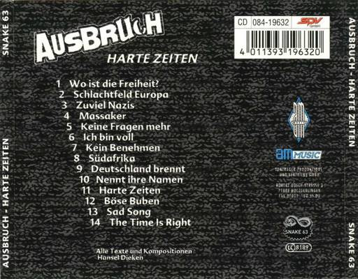 descargar álbum Ausbruch - Harte Zeiten
