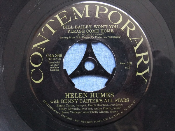 télécharger l'album Helen Humes, Benny Carter's Allstars - Bill Bailey Wont You Please Come Home