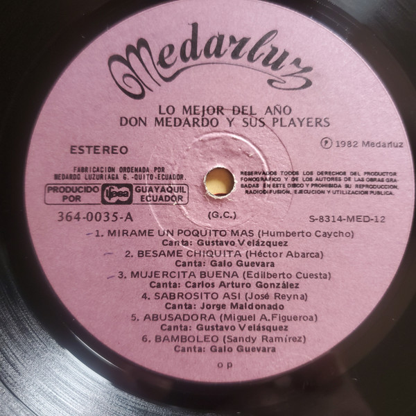 baixar álbum Don Medardo Y Sus Players - Orgullosamente Presenta Lo Mejor Del Año Vol 1