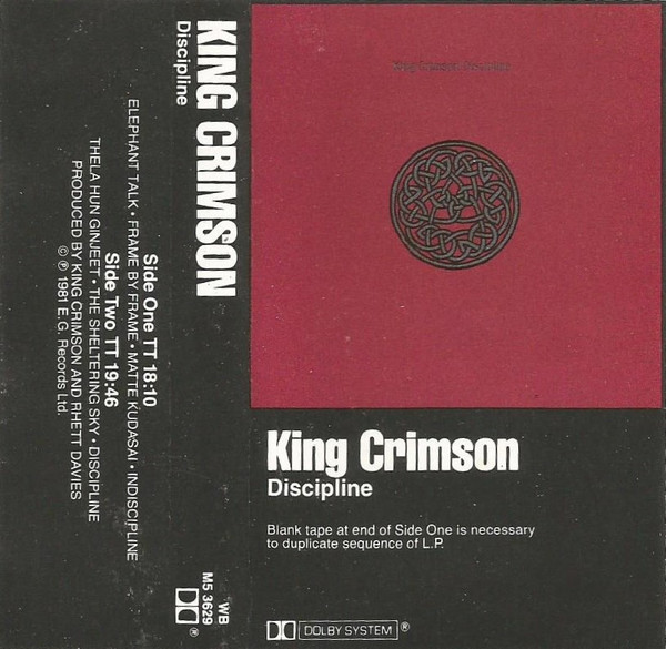 KING CRIMSON Discipline music review by fuxi