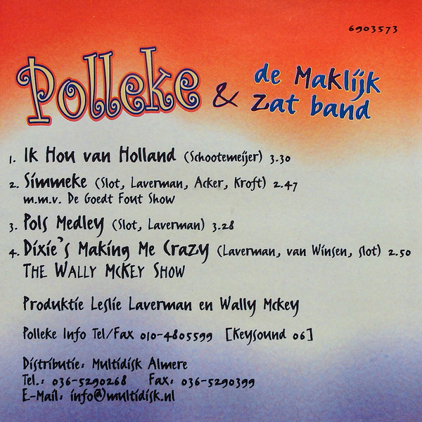 baixar álbum Polleke & De Maklijk Zat Band - Ik Hou Van Holland