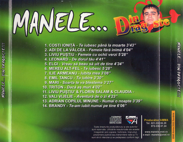 Album herunterladen Various - Manele Din Dragoste