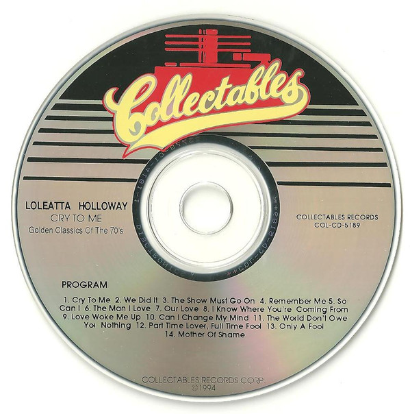 lataa albumi Loleatta Holloway - Cry To Me Golden Classics Of The 70s