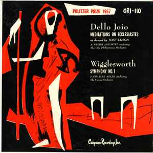 Norman Dello Joio - Meditiations On Ecclesiastes / Symphony No. 1 album cover