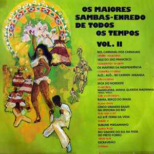 Various - Os Maiores Sambas-Enredo De Todos Os Tempos Volume II album cover