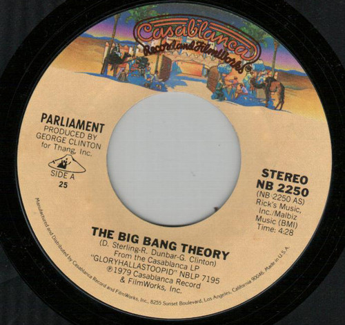 Parliament – The Big Bang Theory (1979, 25 - Santa Maria Pressing
