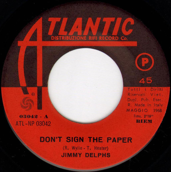 last ned album Jimmy Delphs - Dont Sign The Paper Almost
