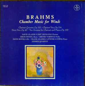 Johannes Brahms - Chamber Music For Winds (Clarinet Quintet, Op. 115 • Clarinet Trio, Op. 114 • Horn Trio, Op. 40 • Two Sonatas For Clarinet And Piano, Op. 120) album cover