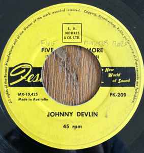 Johnny Devlin - Five Minutes More album cover
