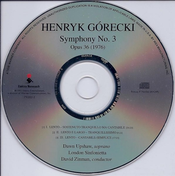 ladda ner album Henryk Górecki - Symphony No 3