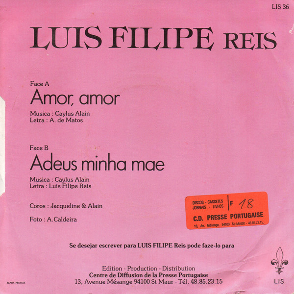 Album herunterladen Luis Filipe Reis - Amor Amor Adeus Minha Mae