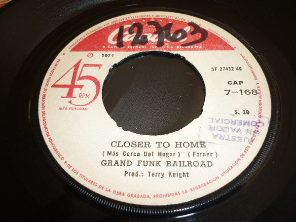 Grand Funk Railroad - Closer To Home, Releases