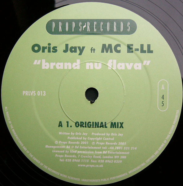 Oris Jay ft MC E LL Brand Nu Flava 2001 Vinyl Discogs