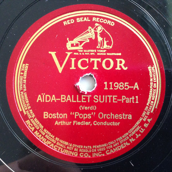 ladda ner album Boston Pops Orchestra, Arthur Fiedler, Verdi - Aïda Ballet Suite