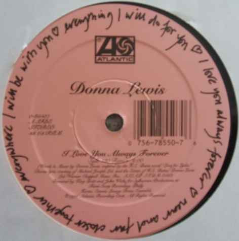 Donna Lewis – I Love You Always Forever (1996, Vinyl) - Discogs