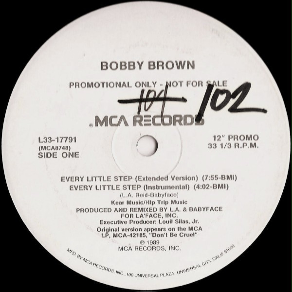 BOBBY BROWN 『EVERY LITTLE STEP』 １２インチ - 洋楽